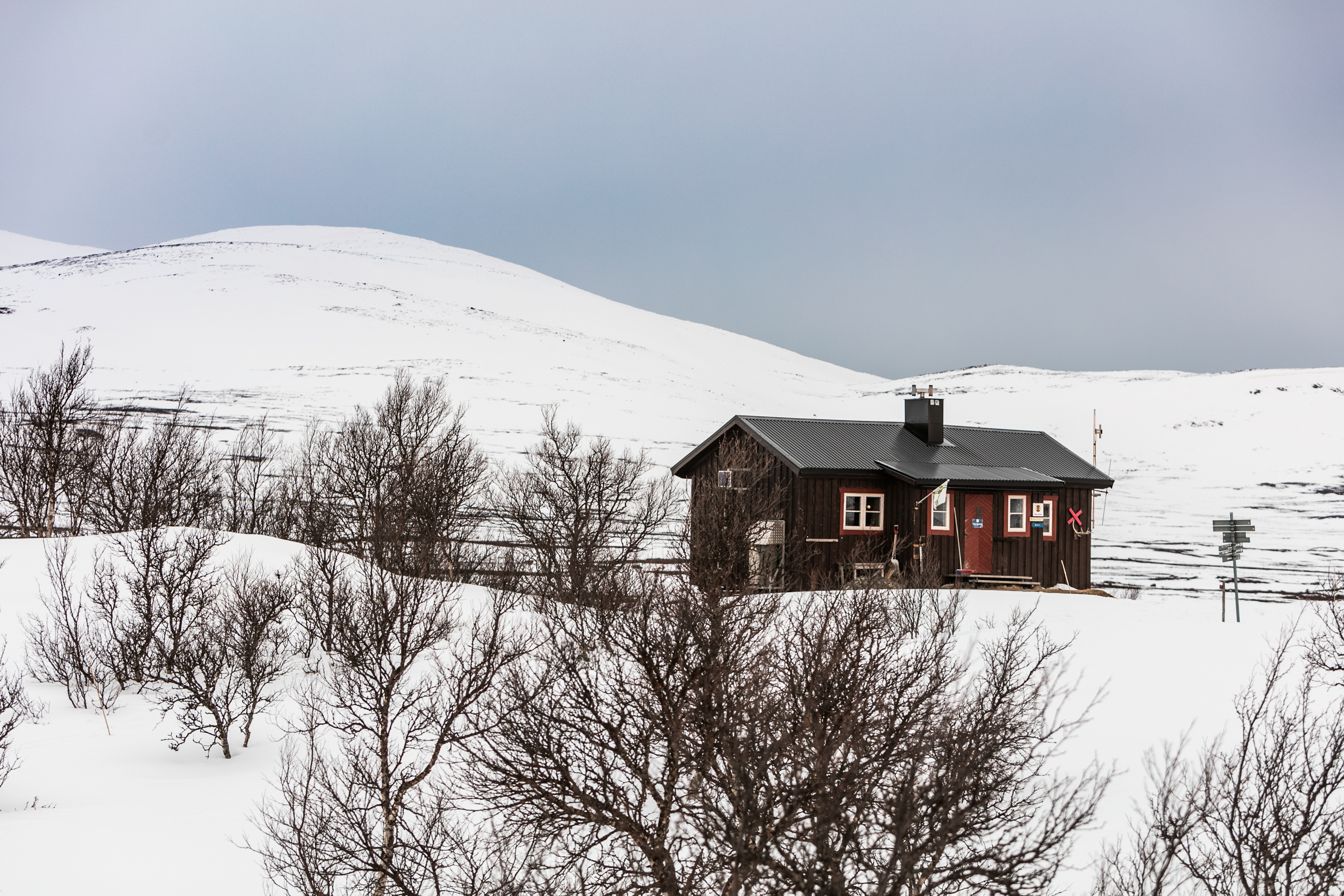 Anarisfjällen skidåkning